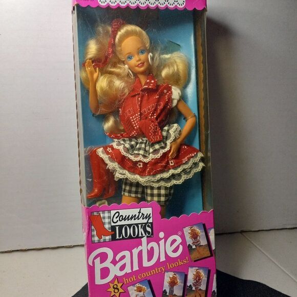 Barbi Doll Unopened Box Ames Limited Edition Country Looks Barbie - Picture 1 of 5
